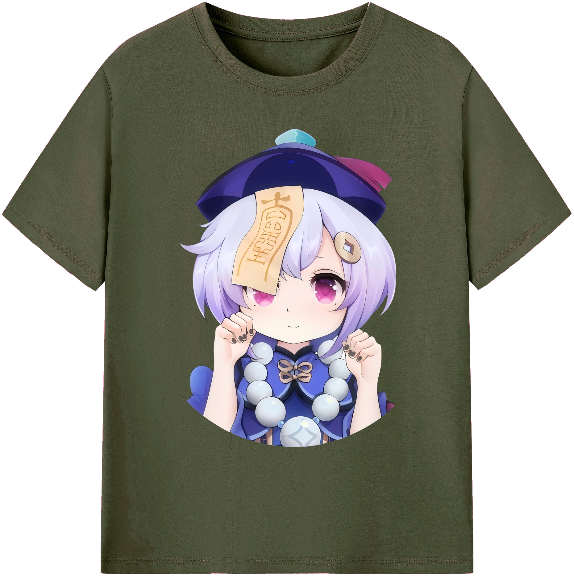 げんし神 七七 なな  genshin Nana 綿100％ メンズ半袖Tシャツ｜肌触りやわらか＆通気性